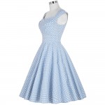 Polka dot summer dress 2018 casual Long Women Dresses Vestidos Femininos Large Size sleeveless 50S 60S Vintage Rockabilly dress