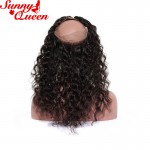 Pre Plucked 360 Lace Frontal Closures Bleached Knots Loose Wave 360 Lace Virgin Hair 8A Malaysian Lace Frontals With Baby Hair