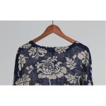 Printing cotton linen vintage dresses New spring autumn large size loose waist casual dress for female plus size 960721