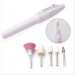 Professional Electric Manicure Nail Art File Drill, Art Salon Manicure Pen Tool, 5bits/Set Polish Feet Care Product Nail Tools