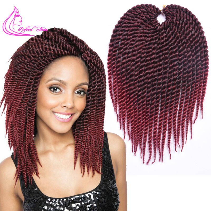 Promotion Afro Twist Crochet Hair Synthetic Crochet Braiding Hair
