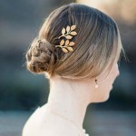 Promotion Surprise 4 Pcs/lot Leaf Shape Hair Clips Alloy Girl Women Hairpin For Bridal Accessories Fashion Adult Solid Hairclip 