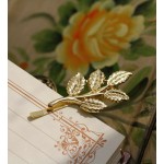 Promotion Surprise 4 Pcs/lot Leaf Shape Hair Clips Alloy Girl Women Hairpin For Bridal Accessories Fashion Adult Solid Hairclip 