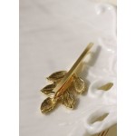 Promotion Surprise 4 Pcs/lot Leaf Shape Hair Clips Alloy Girl Women Hairpin For Bridal Accessories Fashion Adult Solid Hairclip 
