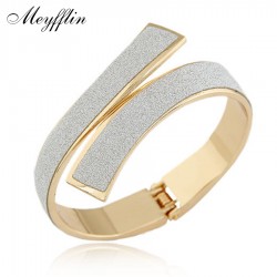 Pulseras Fashion Gold/Silver Cuff Bracelets & Bangles for Women Men Jewelry Female Charm Bracelet Pulseiras Bijoux Accessories