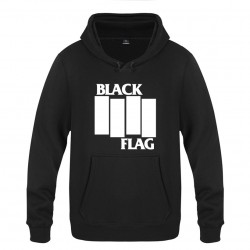 Punk Rock Band Black Flag Hoodie Cotton Winter Teenages Black Flag Sweatershirt Pullover With Hood For Men Women