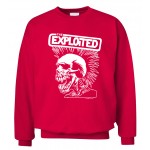 Punk Rock The Exploited Swag Skull men sweatshirt autumn winter 2016 new fashion hoodies cool streetwear hip hop  clothing