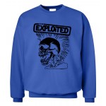 Punk Rock The Exploited Swag Skull men sweatshirt autumn winter 2016 new fashion hoodies cool streetwear hip hop  clothing