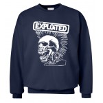 Punk Rock The Exploited Swag Skull men sweatshirt autumn winter 2016 new fashion hoodies cool streetwear hip hop  clothing