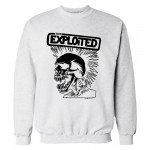 Punk Rock The Exploited Swag Skull men sweatshirt autumn winter 2016 new fashion hoodies cool streetwear hip hop  clothing