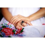 QIAMNI Handmade Cute Animal Cat Ring for Women Girls Men Christmas Kitty Tail Fashion Party Jewelry Pet Lover Gift Accessories