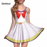 Qickitout Dress Sexy Japanese Anime Sailor Moon Cosplay soldier Adult Halloween Fancy Dress Costume Sailormoon women girl