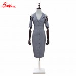 Qiqi Womens Summer Dresses Sexy Off the shoulde Vestidos Office Women Work Wear Clothes Formal Bodycon Pencil Dress