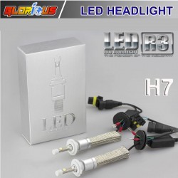 R3 80W 9600LM Car H7 LED Headlight H1 H3 H4 H8 H9 H11 9005 HB3 HB4 9006 5202 xenon white 6000K R3 XHP-50 Car LED Headlight Bulb