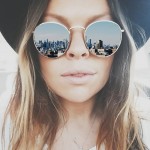 RCoodaysuft ound Sunglasses Women Brand Designer Female  Point Sun Glasses Rayed Women Men Lady Mirror 2017 Vintage UV400