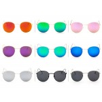RCoodaysuft ound Sunglasses Women Brand Designer Female  Point Sun Glasses Rayed Women Men Lady Mirror 2017 Vintage UV400