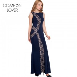 RE80054 Comeonlover High quality floor-length solid maxi dress new summer plus size sexy dress club wear hot women long dress