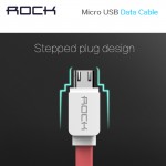 ROCK Original Micro USB Cable for Samsung/HTC/Meizu/Xiaomi/Huawei, Wired Charging Data Sync Flat USB Cables data for Android