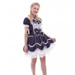 ROLECOS New Blue/Pink Sweet Lolita Dresses Women Gothic Maid Cosplay Costume Ball Gown Vintage Bowknot Dress GC133