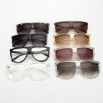 ROYAL GIRL 2017 Brand designer Women Sunglasses Vintage Acetate Shaded Lens Thin Shadow Glasses Men ss050