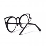 ROYAL GIRL 2017 New Women Sunglasses Vintage Cat Eye Sun glasses Metal Eyeglasses Frames Mirror Shades Sexy Sunnies ss309