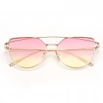 ROYAL GIRL High Quality Vintage Women Sunglasses Metal Frame Cat eye Sun glasses Ombre Shades ss720