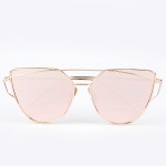 ROYAL GIRL NEW Brand Designer Women Sunglasses Metal Frame Flat Sun glasses Vintage Mirror Shades ss495