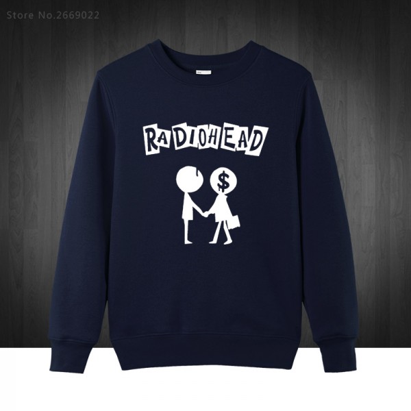 RadioHead England RockStar Mens Men Sweatshirts fashion free shipping newest style 2017 Thom L .Yorke clothing Hoodies Pullover