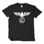 Rammstein rock heavy metal  mens T shirts short sleeved T-shirt customized DIY printed shirts O-neck Hip-hop tops quick shipping