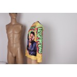 Real American size , classic yellow color fresh prince bel air 3D sublimation print crewneck sweatshirt plus size