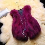 Real Raccoon Fox Fur Vest Luxury Women Outwear Coat Natural Longer Nature Silver Fur Vest Waistcoat Genuine Spell Fox Fur Gilet
