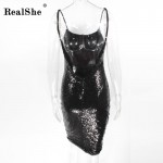 RealShe 2017 Summer Dress Women Sleeveless Backless Sequin Midi Sundress Woman Black Sexy Party Club Dresses Vestidos RealShe 2017 Summer Dress Women Sleeveless Backless Sequin Midi Sundress Woman Black Sexy Party Club Dresses Vestidos