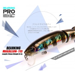 Retail Bearking 2016 hot model fishing lures hard bait  113mm 13.7g  minnow equiped quality professional black or white hooks