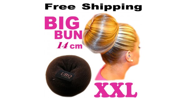 Retail Big Bun 14cm 3 Color Princess Donuts Meatball Headwear Hair