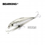 Retail fishing tackle  new model,Bearking perfect action minnow,78mm/9.2g, dive 0.8-1.2m suspending bait , 5 colors for choose