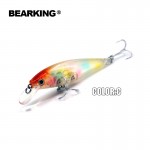 Retail fishing tackle  new model,Bearking perfect action minnow,78mm/9.2g, dive 0.8-1.2m suspending bait , 5 colors for choose