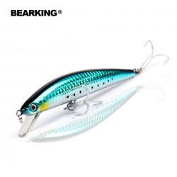 Retail fishing tackle Hot Model  A+ fishing lures, Bearking assorted colors, 120mm 18g, hard baits