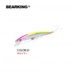 Retail fishing tackle Hot Model  A+ fishing lures, Bearking assorted colors, 120mm 18g, hard baits
