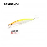 Retail fishing tackle Hot Model  A+ fishing lures, Bearking assorted colors, 120mm 18g, hard baits