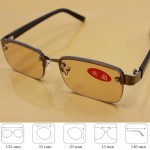 Rimless classic style glass lenses Reading Glasses Plain mirror Men women Unisex Eyewear 0 1.0 1.5 2.0 2.5 3.0 3.5 4.0