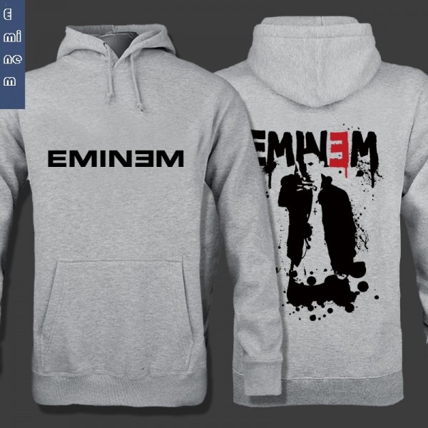 Rock & Rap Style Eminem Hoodies Mens 2017 New Fashion Hiphop Rapper Fleece Pullovers Free Shipping