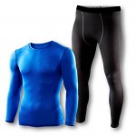 SE19 Mens Man Clothes Sets Compression Base Layers Armour Top Skins Shirt Casual T-shirts+Tight Pant Leggings New 2016 S-XXL