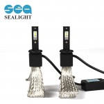 SEALIGHT 70W 8000LM 6000K 12V Auto Car LED Headlight H4 H1 H7 H8 H11 9005 HB2 HB3 9003 Hi-Lo Beam H4 LED Headlight Lamp Bulb