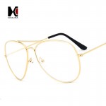 SHAUNA Classic Women Glasses Frame Brand Designer Fashion Men Polit Alloy Eyeglasses