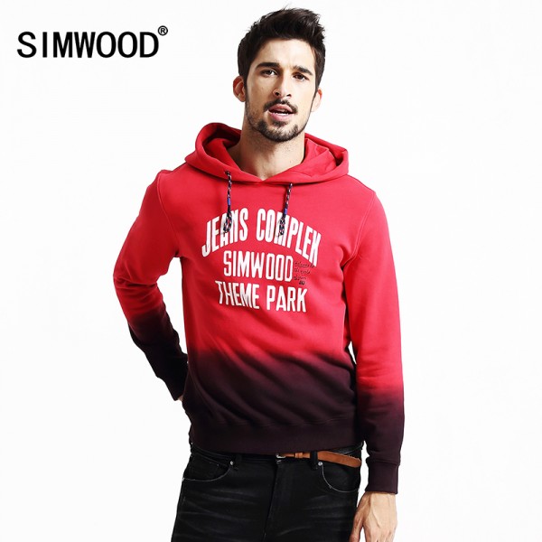 SIMWOOD 2016 New Autumn Winter sweatshirts men fashion streetwear casual  Mixed colors hoodies hip hop tracksuits WY8027