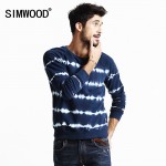 SIMWOOD 2016 New autumn winter warm casual hoodies men  fashion pullovers  100% cotton sweatshirts  WY8032