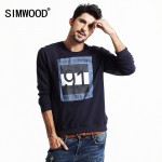 SIMWOOD 2017 New Spring  long sleeve sweatshirts men  causal fashion hoodies Tracksuits Pullover WY8025