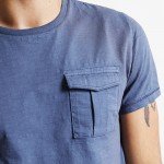 SIMWOOD 2017 Spring Summer New Arrival T Shirts Men 100% Pure Cotton Pocket Short Sleeve Tees TD1154