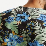 SIMWOOD 2017 Summer New Hawaiian  T shirts Men Shorts Sleeve Print  O neck Slim Fit 100% Pure Cotton Tees Plus Size  TD1181