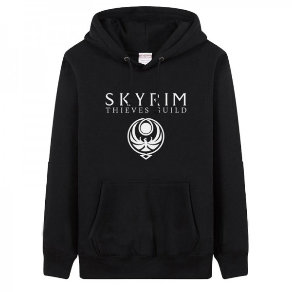 SKYRIM THIEVES GUILD fleece thicker hoodie boy's team hoodie &sweatshirts free shipping offer American leisure fleece sweatshirt